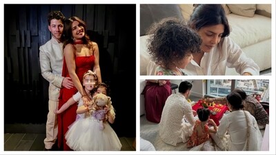 This year, Priyanka Chopra celebrated Diwali in New York. This year, Priyanka Chopra celebrated Diwali in New York.