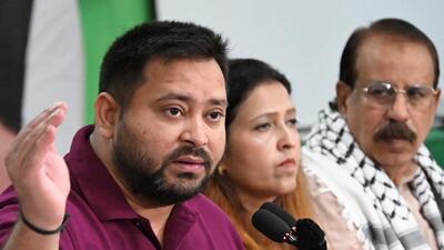 RJD leader Tejashwi Yadav. (PTI)