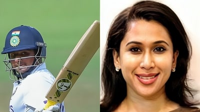Cricketer Sarfaraz Khan and Congress national spokesperson Shama Mohamed (PTI file) Cricketer Sarfaraz Khan and Congress national spokesperson Shama Mohamed (PTI file)