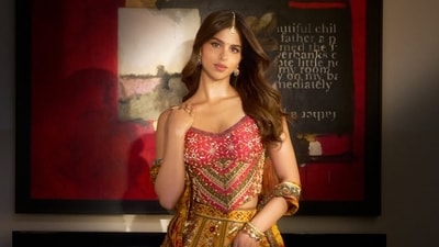 Suhana Khan's festive lehenga was from Torani. (instagram/ Suhana Khan) Suhana Khan's festive lehenga was from Torani. (instagram/ Suhana Khan)
