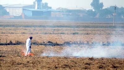 The extended Diwali celebrations and rising number of farm fires led to a decline in air quality in Punjab on Wednesday. (HT file) The extended Diwali celebrations and rising number of farm fires led to a decline in air quality in Punjab on Wednesday. (HT file)