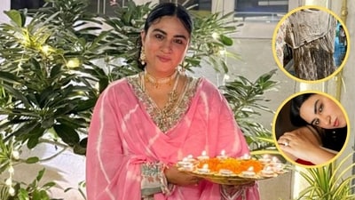 Actor-poet Priya Malik before her dress caught fire (inset) and her engagement diamond ring that she lost Actor-poet Priya Malik before her dress caught fire (inset) and her engagement diamond ring that she lost