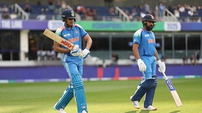 Shubman Gill, left, recently replaced Rohit Sharma as India's ODI captain (AFP) Shubman Gill, left, recently replaced Rohit Sharma as India's ODI captain (AFP)