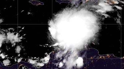 Tropical Storm Melissa is predicted to intensify into a hurricane, with possible impacts on Florida and surrounding regions. (NOAA) Tropical Storm Melissa is predicted to intensify into a hurricane, with possible impacts on Florida and surrounding regions. (NOAA)