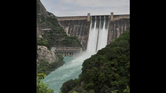 The Central Industrial Security Force (CISF) on Wednesday took charge of the Bhakra Dam project’s security at Nangal in Punjab, a senior official said. (HT File)