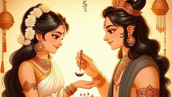 రేపు యమ ద్వితీయ నాడు లక్ష్మీ కుబేర పూజ చేస్తే సంపద, భోగభాగ్యాలు కలుగుతాయి (pinterest)