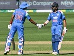 శ్రేయస్ అయ్యర్, రోహిత్ శర్మ(AFP)