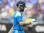 India's Virat Kohli walks off the field after his dismissal during the second one-day international cricket match between Australia and India India's Virat Kohli walks off the field after his dismissal during the second one-day international cricket match between Australia and India