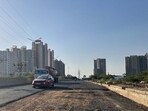 Residents said they currently rely on an old, broad road known locally as the 40-feet road or ‘Chaalis Futa Road’. (HT photo) Residents said they currently rely on an old, broad road known locally as the 40-feet road or ‘Chaalis Futa Road’. (HT photo)