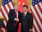 US President Donald Trump (L) shakes hands with China's President Xi Jinping during a press conference at the Great Hall of the People in Beijing on November 9, 2017. US President Donald Trump (L) shakes hands with China's President Xi Jinping during a press conference at the Great Hall of the People in Beijing on November 9, 2017.