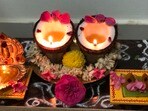 కార్తీక మాసంలో దీపారాధన (pinterest)