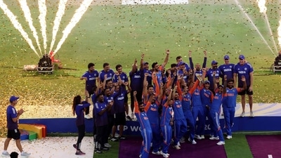 India defeated Pakistan in the Asia Cup 2025 final by five wickets. (REUTERS) India defeated Pakistan in the Asia Cup 2025 final by five wickets. (REUTERS)