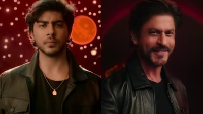 Aryan Khan and Shah Rukh Khan