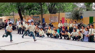 Education department has allocated ₹5,000 per block for upcoming block-level games but it is still awaited, say teachers. (HT Photo) Education department has allocated ₹5,000 per block for upcoming block-level games but it is still awaited, say teachers. (HT Photo)