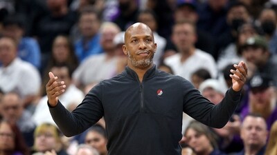 Chauncey Billups, former NBA star and Trail Blazers head coach, was arrested during a federal gambling investigation. (Photo by EZRA SHAW / GETTY IMAGES NORTH AMERICA / AFP) (AFP) Chauncey Billups, former NBA star and Trail Blazers head coach, was arrested during a federal gambling investigation. (Photo by EZRA SHAW / GETTY IMAGES NORTH AMERICA / AFP) (AFP)