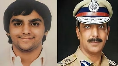 Former Punjab DGP Mohammad Mustafa (right) and his son son, Aqil Akhtar. (HT file) Former Punjab DGP Mohammad Mustafa (right) and his son son, Aqil Akhtar. (HT file)