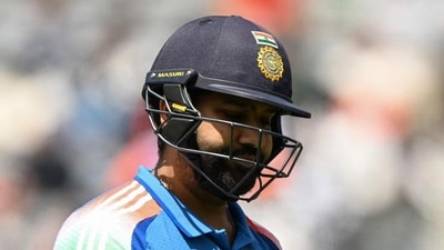 India's Rohit Sharma walks off the field after his dismissal during the first ODI against Australia in Perth. (HT_PRINT) India's Rohit Sharma walks off the field after his dismissal during the first ODI against Australia in Perth. (HT_PRINT)
