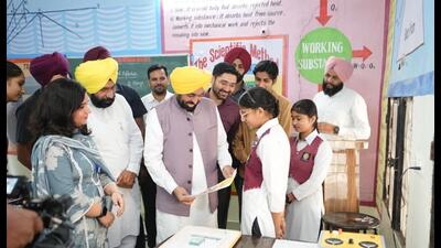 Mann said the state has ushered in a new era of educational transformation, which is grooming students for future challenges (HT Photo)