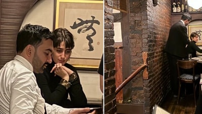Zohran Mamdani at an NYC dinner. Zohran Mamdani at an NYC dinner.