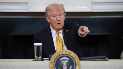 President Donald Trump answers questions from reporters during a roundtable (AP) President Donald Trump answers questions from reporters during a roundtable (AP)