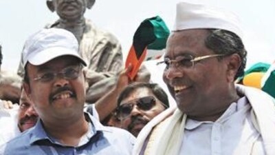 Yathindra said Siddaramaiah would not contest the 2028 elections. (PTI Photo) Yathindra said Siddaramaiah would not contest the 2028 elections. (PTI Photo)