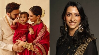 Deepika Padukone and Ranveer Singh with Dua; Anisha Padukone Deepika Padukone and Ranveer Singh with Dua; Anisha Padukone