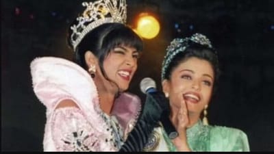 Sushmita Sen and Aishwarya Rai won the Miss Universe and Miss World titles, respectively, in 1994. Sushmita Sen and Aishwarya Rai won the Miss Universe and Miss World titles, respectively, in 1994.