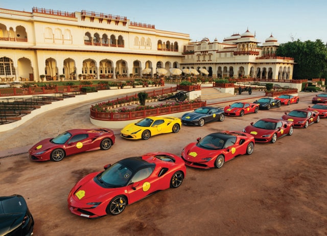 The tour started at Jaipur’s Rambagh Palace. The tour started at Jaipur’s Rambagh Palace.