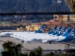 Alaska Airlines requested the ground stop for a period of 1 hour 10 minutes ending at 0000 GMT. 