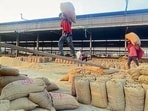 According to official data, state procurement agencies in Ludhiana have procured just 4.5 lakh MT against this year’s target of 16.56 lakh MT. (HT Photo) According to official data, state procurement agencies in Ludhiana have procured just 4.5 lakh MT against this year’s target of 16.56 lakh MT. (HT Photo)