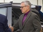 Chief minister Omar Abdullah leaves the assembly in Srinagar after casting his vote during the elections for the four Rajya Sabha seats in Jammu and Kashmir on Friday. (PTI Photo) Chief minister Omar Abdullah leaves the assembly in Srinagar after casting his vote during the elections for the four Rajya Sabha seats in Jammu and Kashmir on Friday. (PTI Photo)