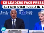 European Commission chief Ursula von der Leyen and Council President António Costa. European Commission chief Ursula von der Leyen and Council President António Costa.