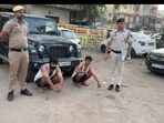 Investigators said the duo were traced with the help of the vehicle’s registration number, and arrested. Investigators said the duo were traced with the help of the vehicle’s registration number, and arrested.
