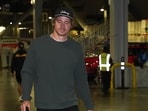 Los Angeles Chargers quarterback Justin Herbert (10) arrives before an NFL football game against the Minnesota Vikings Los Angeles Chargers quarterback Justin Herbert (10) arrives before an NFL football game against the Minnesota Vikings