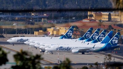 Alaska Airlines requested the ground stop for a period of 1 hour 10 minutes ending at 0000 GMT. (REUTERS)
