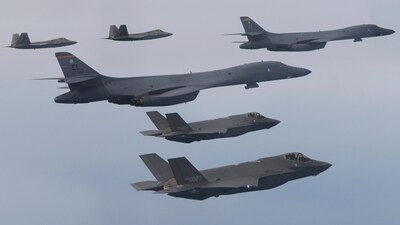 The US military has built up an unusually large force in the Caribbean Sea and the waters off Venezuela. (AP File Photo)
