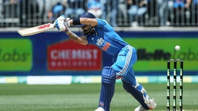 India's Virat Kohli bats during the ODI against Australia in Perth (AP) India's Virat Kohli bats during the ODI against Australia in Perth (AP)