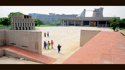 Designed by French architect Le Corbusier, the Capitol Complex was declared a UNESCO World Heritage Site in 2016. (HT File Photo) Designed by French architect Le Corbusier, the Capitol Complex was declared a UNESCO World Heritage Site in 2016. (HT File Photo)