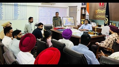 Emphasising the need for seamless coordination, DC Himanshu Jain urged all departments to work in close collaboration to ensure the smooth and successful execution of this large-scale event. (HT Photo)