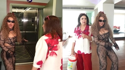Farah Khan tells Rakhi Sawant that her house is worth much more than ₹15 crore. Farah Khan tells Rakhi Sawant that her house is worth much more than ₹15 crore.
