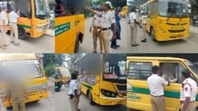 A total of 5,881 school vehicle drivers were checked for alcohol consumption (X/@DCPTrEastBCP) A total of 5,881 school vehicle drivers were checked for alcohol consumption (X/@DCPTrEastBCP)