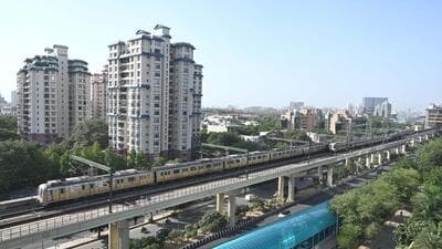 Gurugram MP said that many residential colonies have been developed along the 29-km-long Dwarka Expressway. (HT archive) Gurugram MP said that many residential colonies have been developed along the 29-km-long Dwarka Expressway. (HT archive)