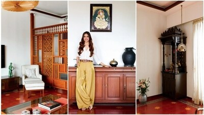 Malavika Mohanan's Mumbai home is a vibrant blend of culture and style. (Pics courtesy: Architectural Digest India) Malavika Mohanan's Mumbai home is a vibrant blend of culture and style. (Pics courtesy: Architectural Digest India)