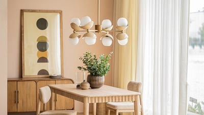 Soft ambient light from chandeliers, wall sconces, and floor lamps adds warmth, style, and character to every corner of the home. (Gaurav Jain, Founder and Creative Director, Orange Tree) Soft ambient light from chandeliers, wall sconces, and floor lamps adds warmth, style, and character to every corner of the home. (Gaurav Jain, Founder and Creative Director, Orange Tree)