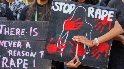 Students stage a protest against the alleged rape and murder of a Kolkata based trainee doctor. (PTI file photo) Students stage a protest against the alleged rape and murder of a Kolkata based trainee doctor. (PTI file photo)
