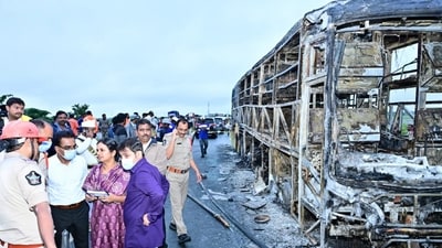Earlier in the day, Goud issued a stern warning that "unfit buses" that flout rules set by the government would be seized. (PTI)
