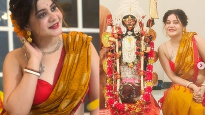 উন্মুক্ত নাভি,পরনে বিকিনি ব্লাউজ! মা কালীর পুজোয় এ কেমন পোশাক 'রাসমনি'র প্রসন্নর? ট্রোলড সোমাশ্রী