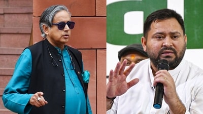 Shashi Tharoor (L) and Tejashwi Yadav (R) Shashi Tharoor (L) and Tejashwi Yadav (R)