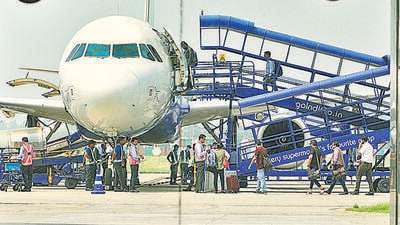 The IAF had earlier decided to suspend all civilian flights to and from the airport on these dates. (HT File) The IAF had earlier decided to suspend all civilian flights to and from the airport on these dates. (HT File)