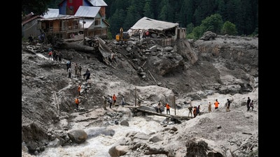 The intense rain is not just a problem; it’s a self-fuelling engine of destruction for land. It drives severe soil loss, a challenge often overshadowed by flooding. (AP) The intense rain is not just a problem; it’s a self-fuelling engine of destruction for land. It drives severe soil loss, a challenge often overshadowed by flooding. (AP)